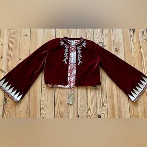 Gorgeous Velvet Cropped Jacket
